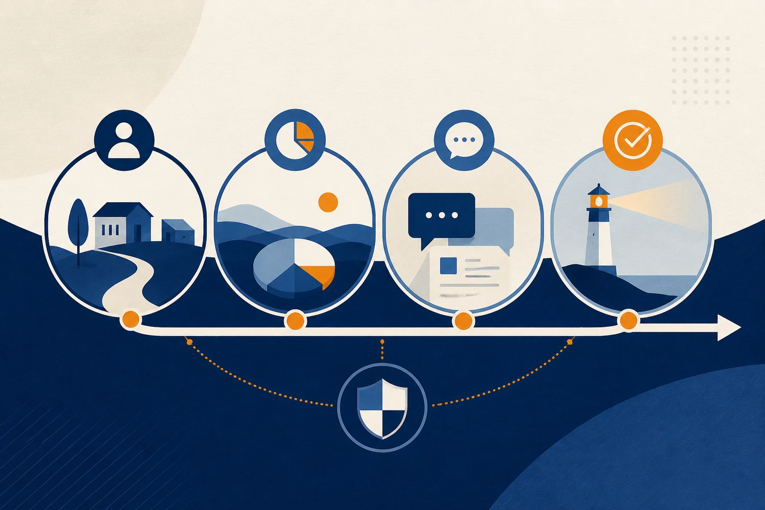 Investment adviser relationship connecting client context, portfolio activity, communications and accountable next actions